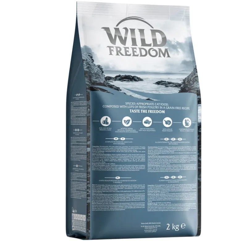 Wild Freedom Adult "Vast Oceans" med makrel - kornfri opskrift