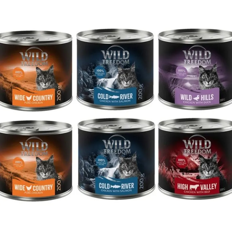 Wild Freedom Adult 6 x 200 g - kornfri