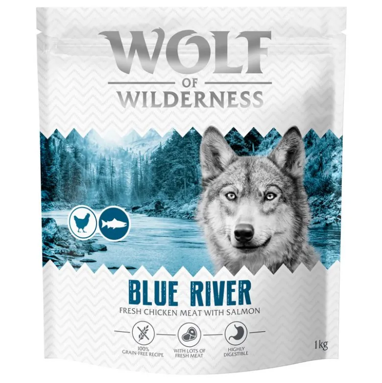 Wolf of Wilderness Adult "Blue River" Laks - kornfri