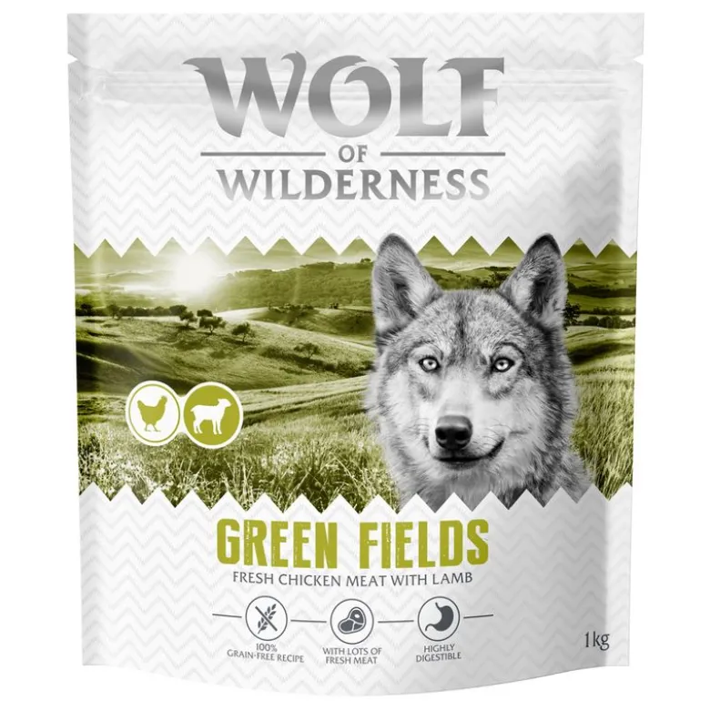Wolf of Wilderness Adult "Green Fields" Lam - kornfri