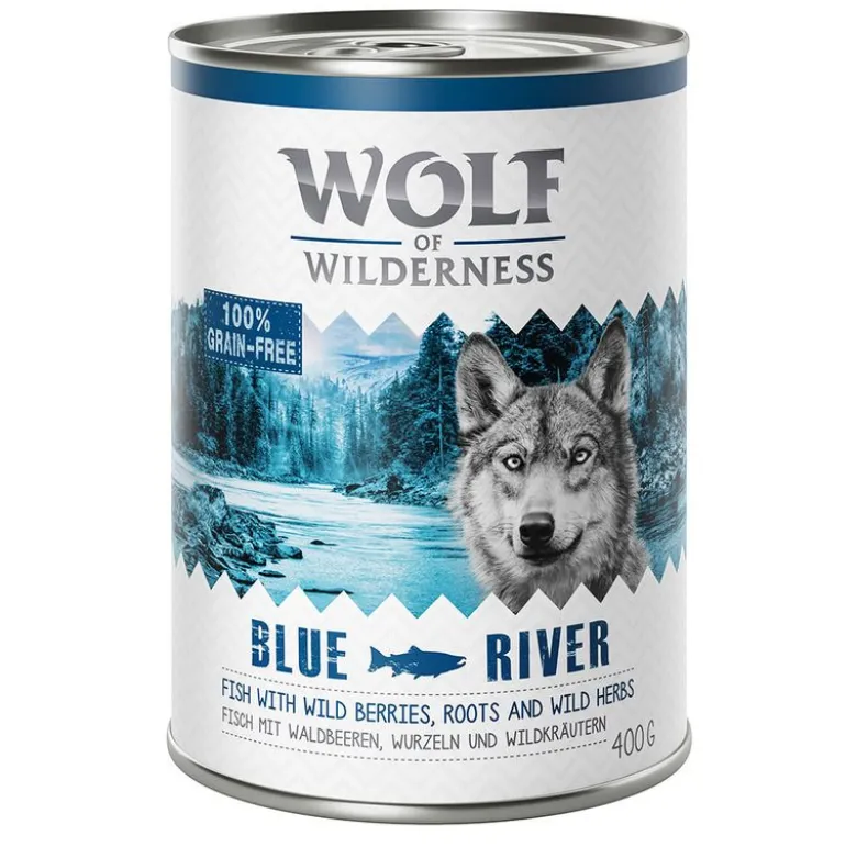 Wolf of Wilderness Adult - Soft & Strong 6 x 300 g - Blandet pakke