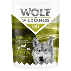 Wolf of Wilderness Adult - Soft & Strong 6 x 300 g - Blandet pakke