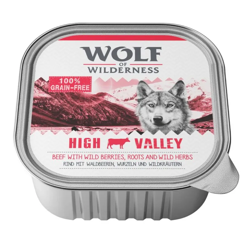 Wolf of Wilderness Adult - Soft & Strong 6 x 300 g - Blandet pakke