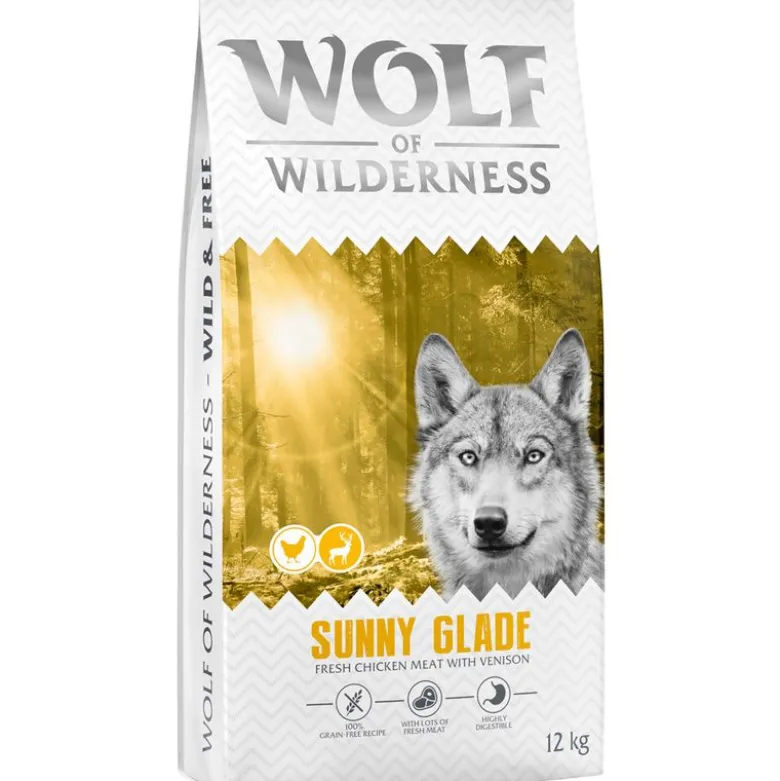 Wolf of Wilderness Adult "Sunny Glade" Venison - kornfri