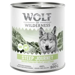 Wolf of Wilderness Adult 6 x 800 g - Med masser af frisk fjerkræ