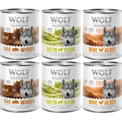 Wolf of Wilderness Adult 6 x 800 g - Single Protein