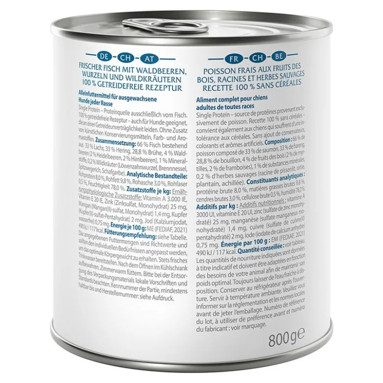Wolf of Wilderness Adult 6 x 800 g - Single Protein