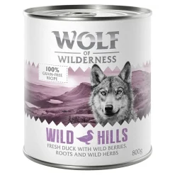 Wolf of Wilderness Adult 6 x 800 g - Single Protein