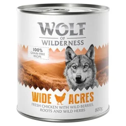Wolf of Wilderness Adult 6 x 800 g - Single Protein