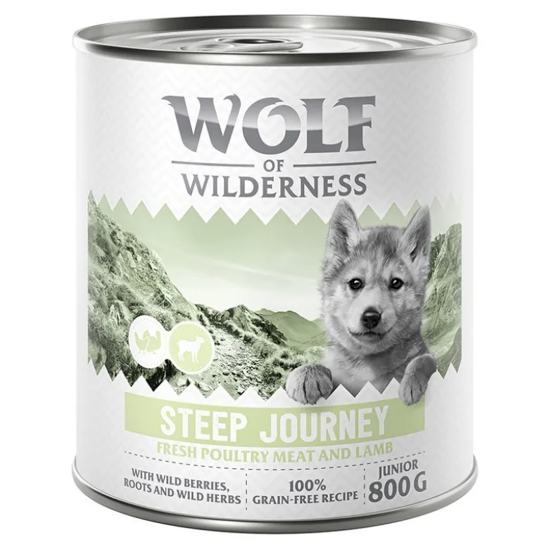 Wolf of Wilderness Junior “Expedition” 6 x 800 g