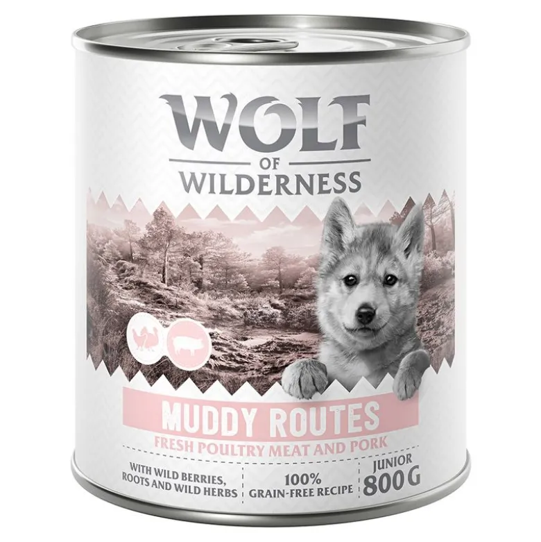 Wolf of Wilderness Junior “Expedition” 6 x 800 g