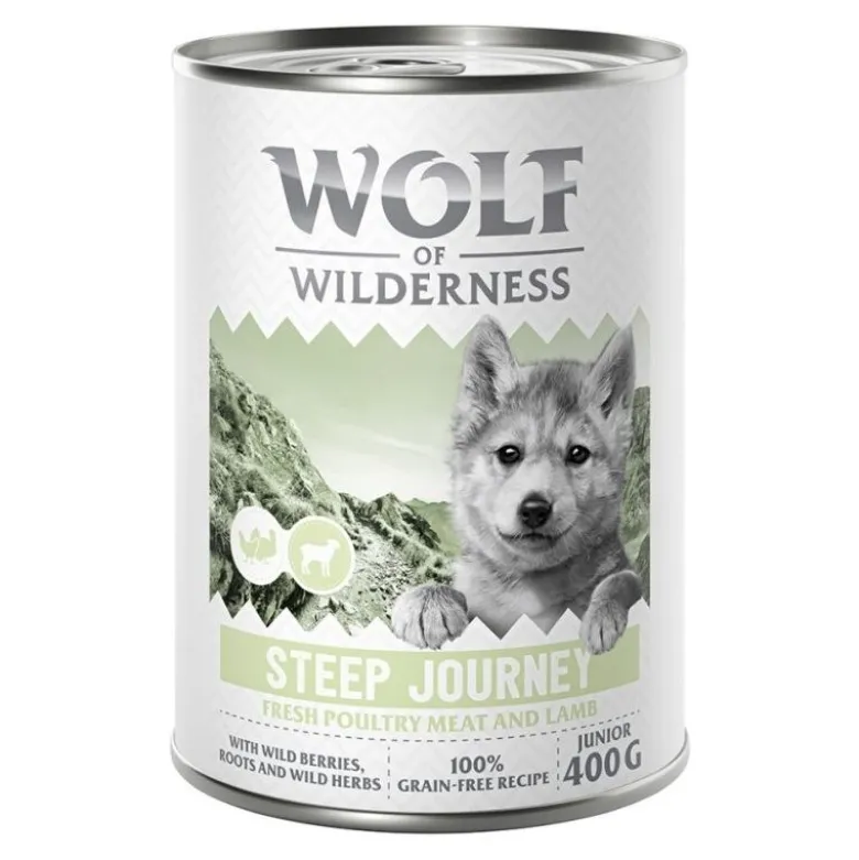 Wolf of Wilderness Junior “Expedition” 6 x 400 g