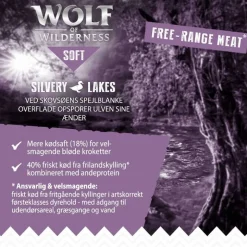 Wolf of Wilderness MINI "Soft Silvery Lakes" Frilandskylling & And KORNFRI