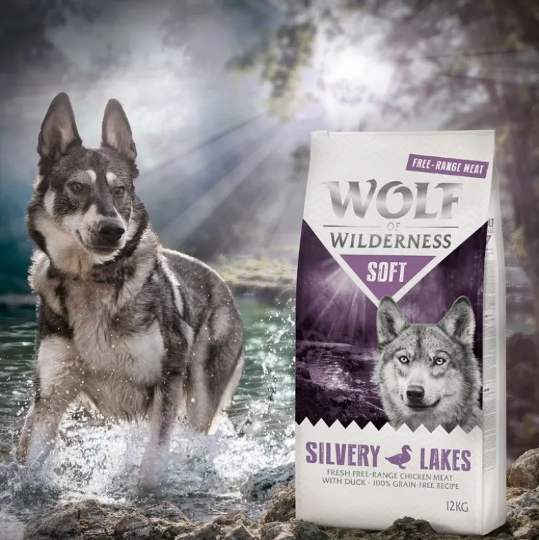Wolf of Wilderness MINI "Soft Silvery Lakes" Frilandskylling & And KORNFRI