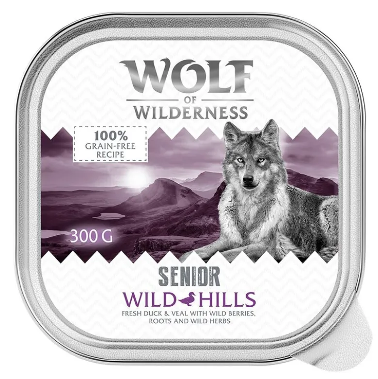 Wolf of Wilderness Senior - Duo-Protein 6 / 24 x 300 g bakke
