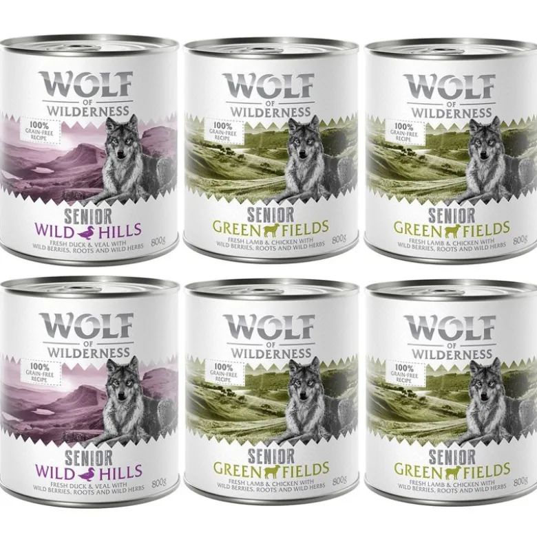 Wolf of Wilderness Senior 6 x 800 g