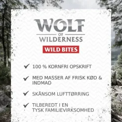 Wolf of Wilderness Snack - Wild Bites 180 g