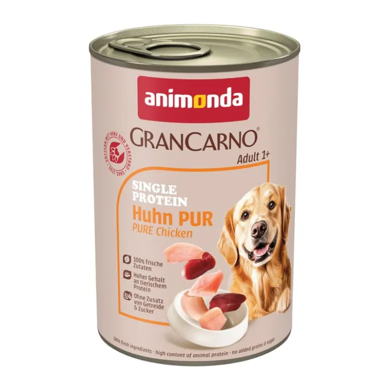 6 x 400 g animonda GranCarno Adult Single Protein Superfoods