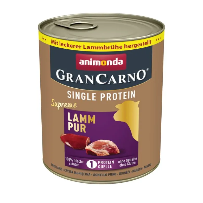 6 x 800 g animonda GranCarno Adult Single Protein Superfoods