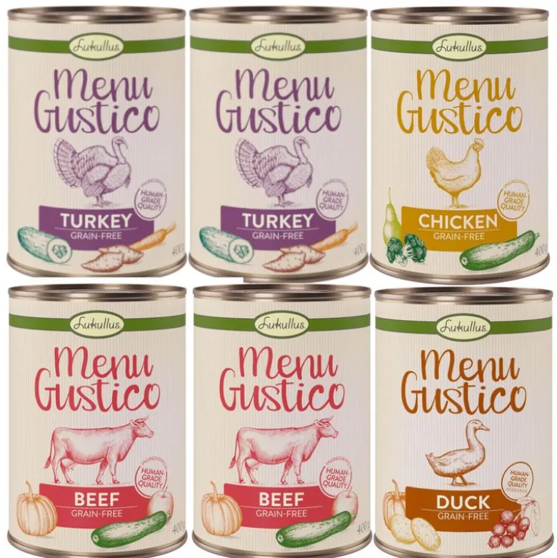 12 x 400 g Lukullus "Menu Gustico"