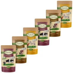 6 x 150 g Lukullus Naturkost Mini Mix Adult (portionsposer)