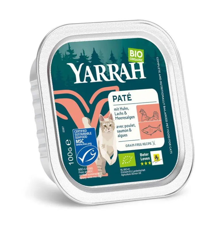 Yarrah Øko Paté Multipack 8 x 100 g