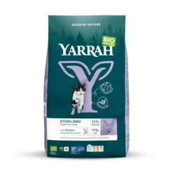 Yarrah Øko Sterilised Hvedefri med øko-kylling