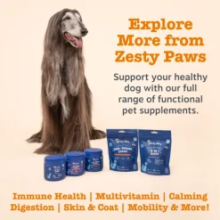 Zesty Paws Senior Hip & Joint Chews Kalkun