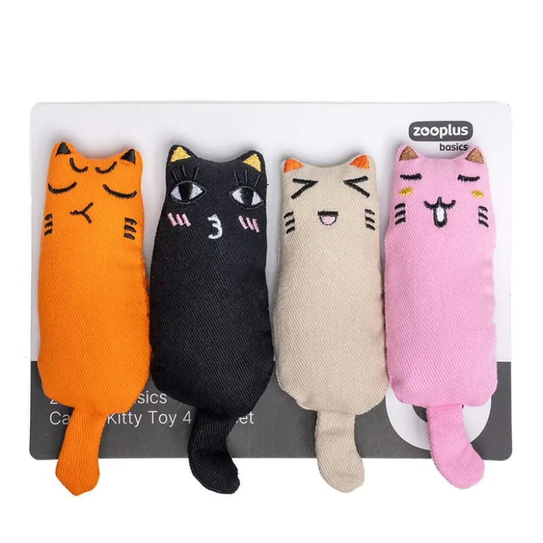 zooplus Basics kattelegetøjssæt Kitty med katteurt