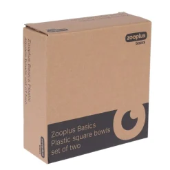 zooplus Basics katteskåle, firkantede
